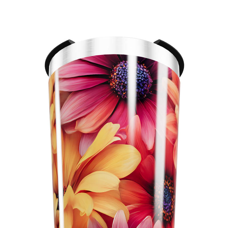 Copo Térmico - Estampa Floral Colorida