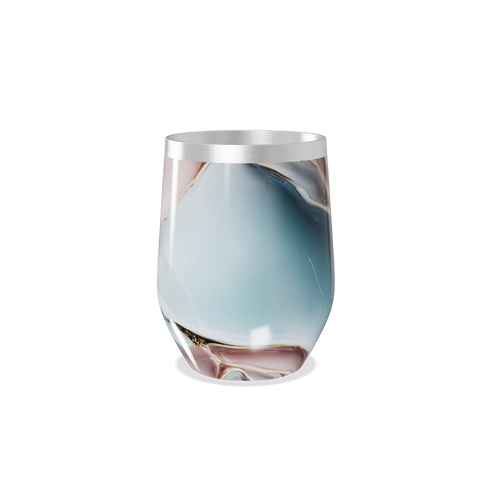 Copo Térmico Slim - Mármore Azul Inox