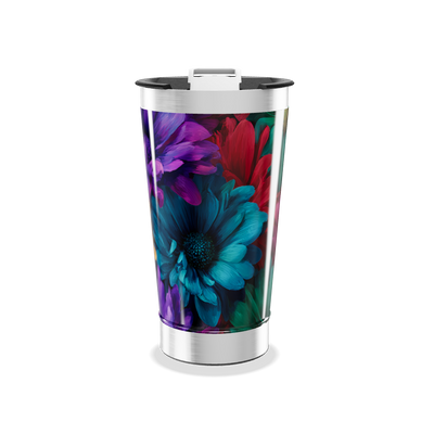 Copo Térmico - Estampa Floral Colorida