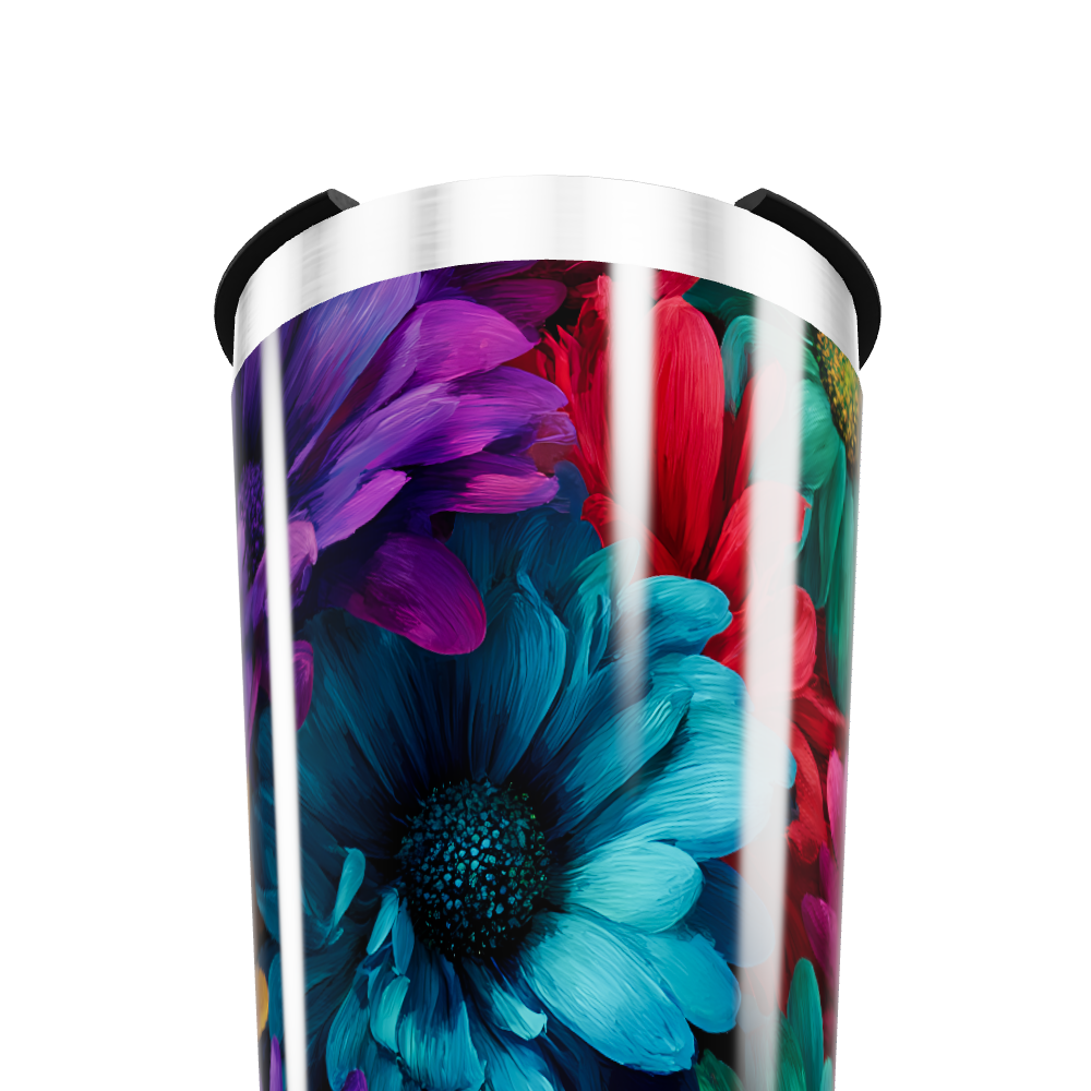 Copo Térmico - Estampa Floral Colorida