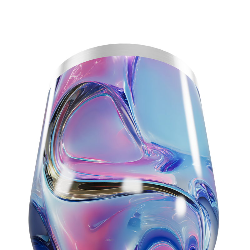 Copo Térmico Slim - Holográfico Multicolorido