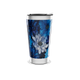 Copo Térmico - Floral Azul Inox