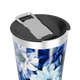 Copo Térmico - Floral Azul Inox