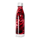 Garrafa Inox Flores Vermelhas