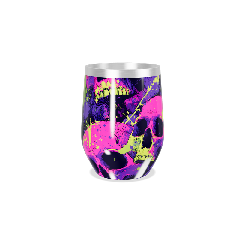 Copo Térmico Slim - Caveiras Coloridas