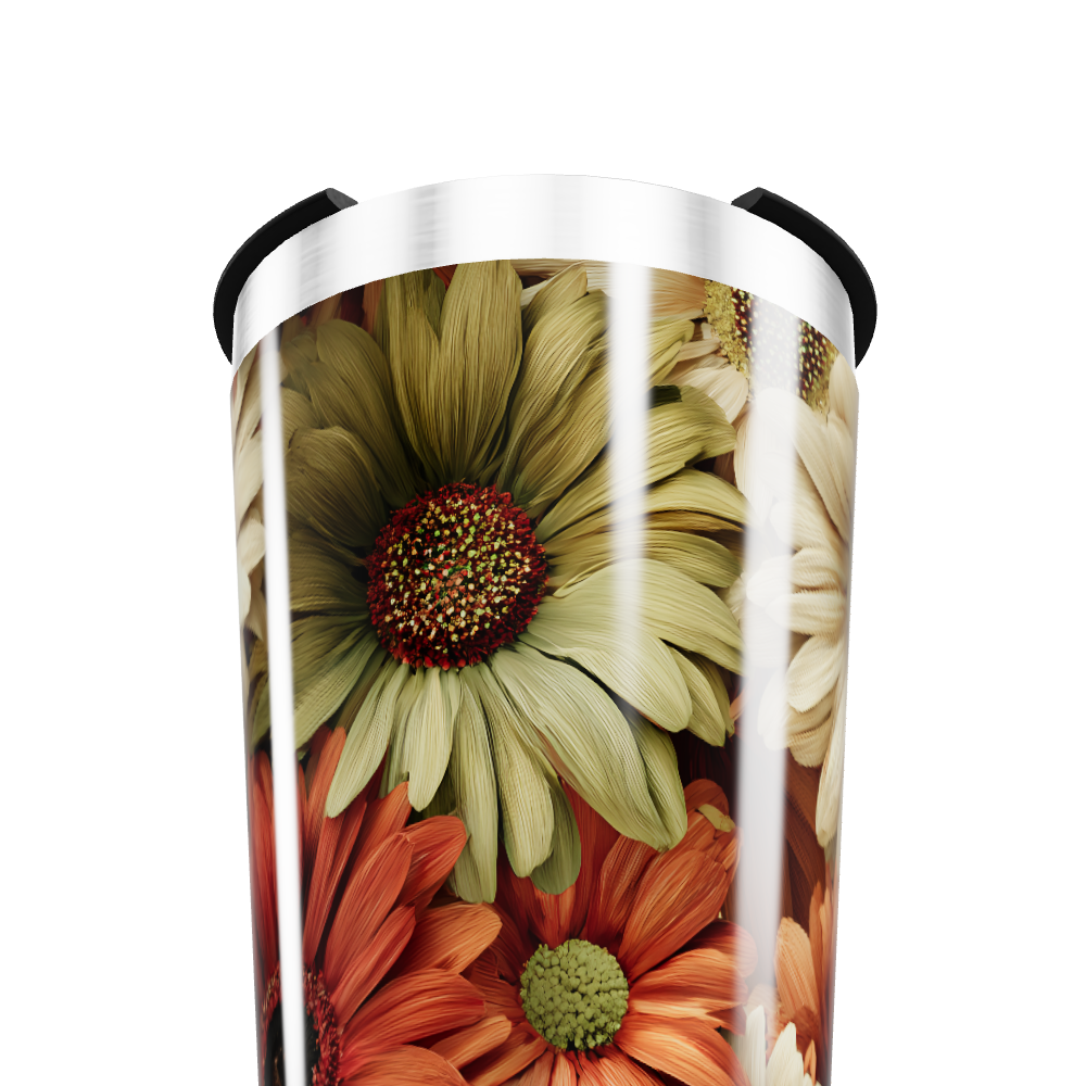 Copo Térmico - Estampa Floral Colorida