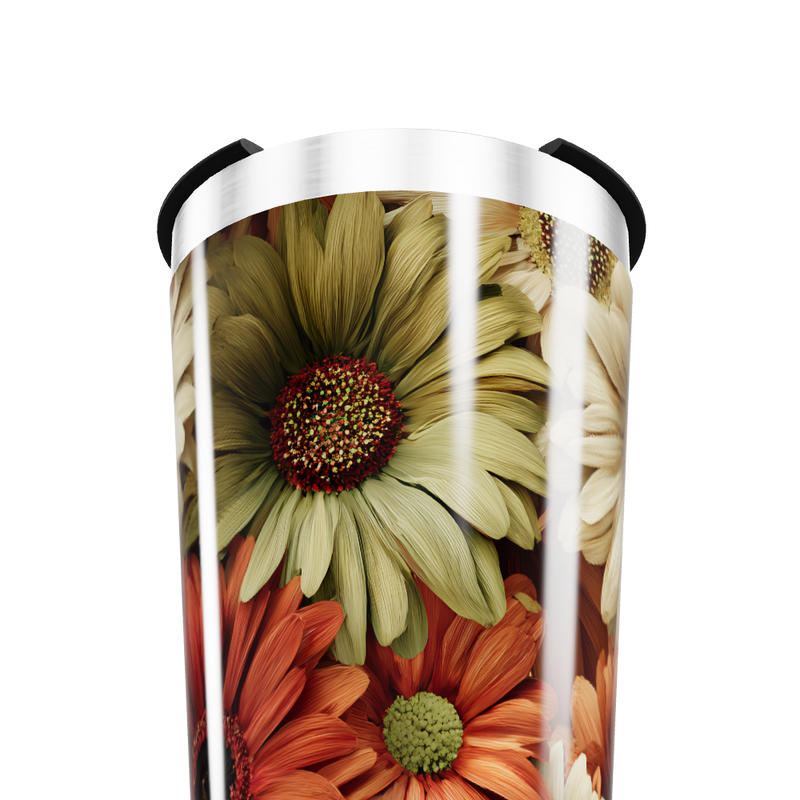 Copo Térmico - Estampa Floral Colorida