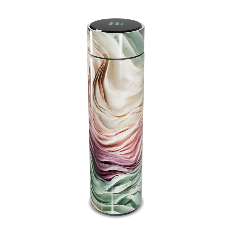 Garrafa Térmica Touch - Design Marmorizado Colorido