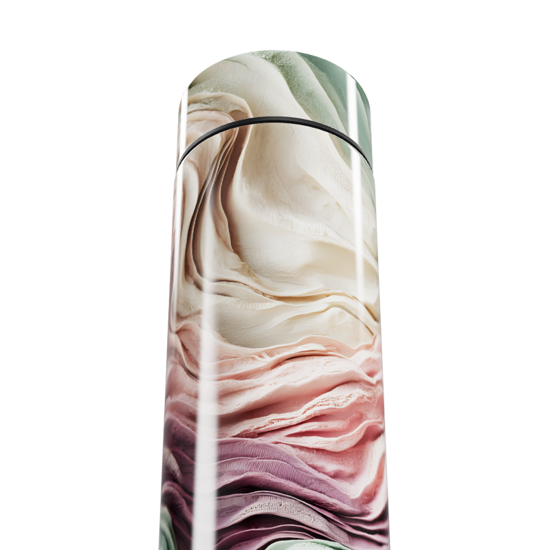 Garrafa Térmica Touch - Design Marmorizado Colorido