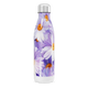 Garrafa Inox Flores Roxas