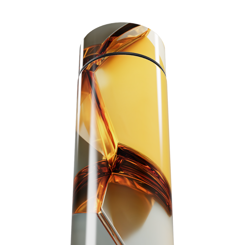 Garrafa Térmica Touch - Design Vidro Dourado