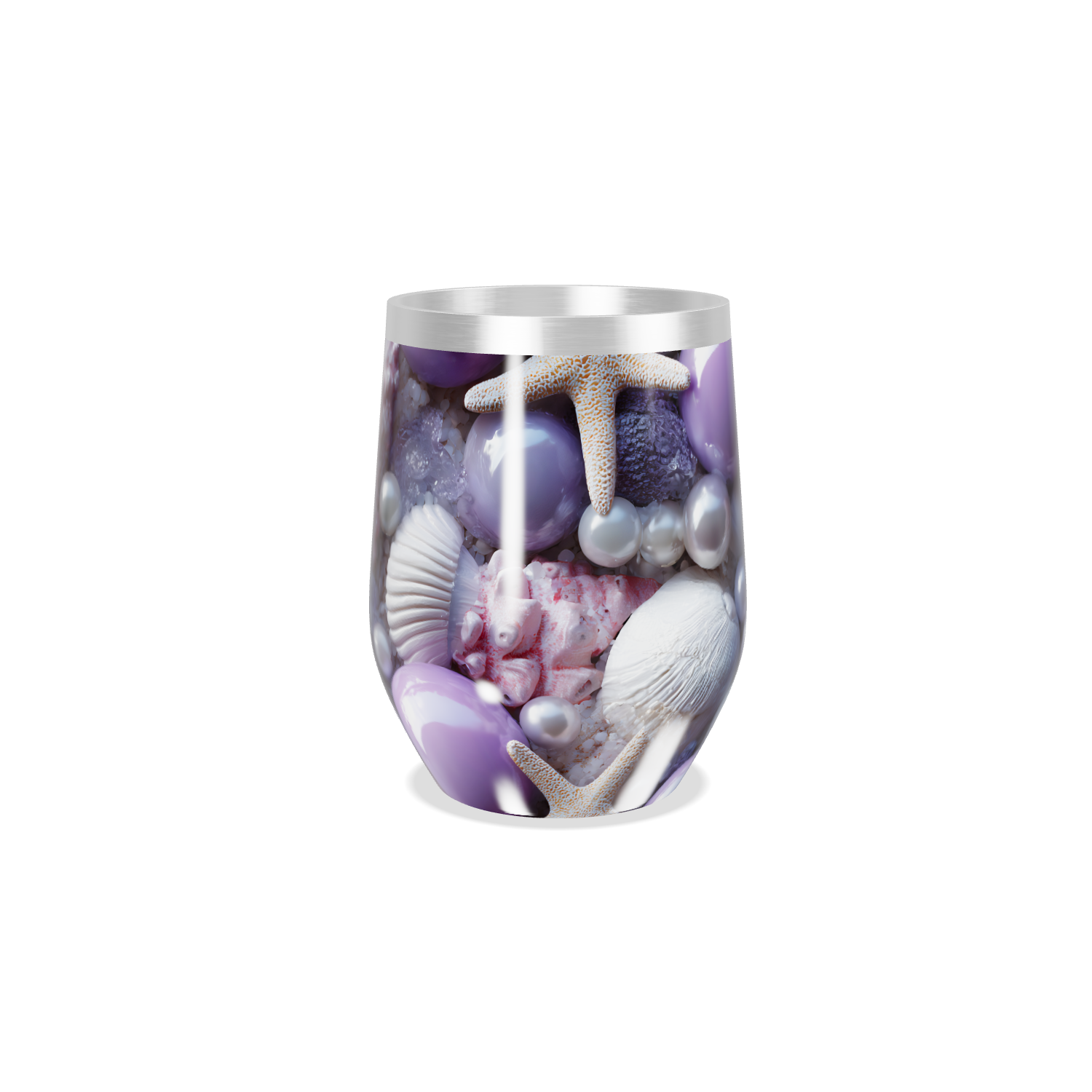 Copo Térmico Slim - Estampa Marinha Colorida