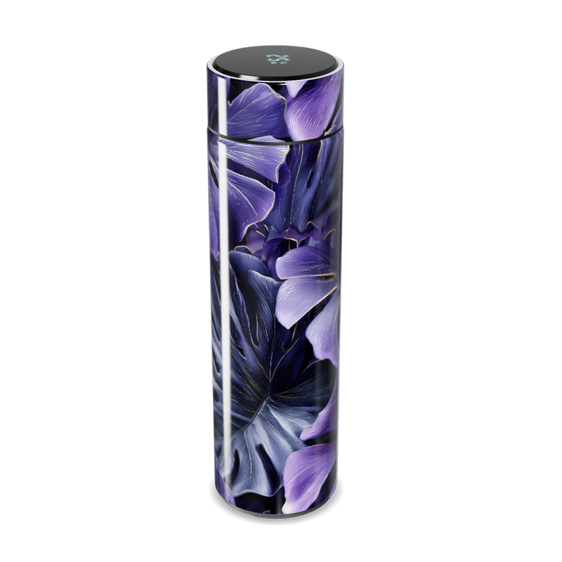 Garrafa Térmica Touch - Floral Roxo