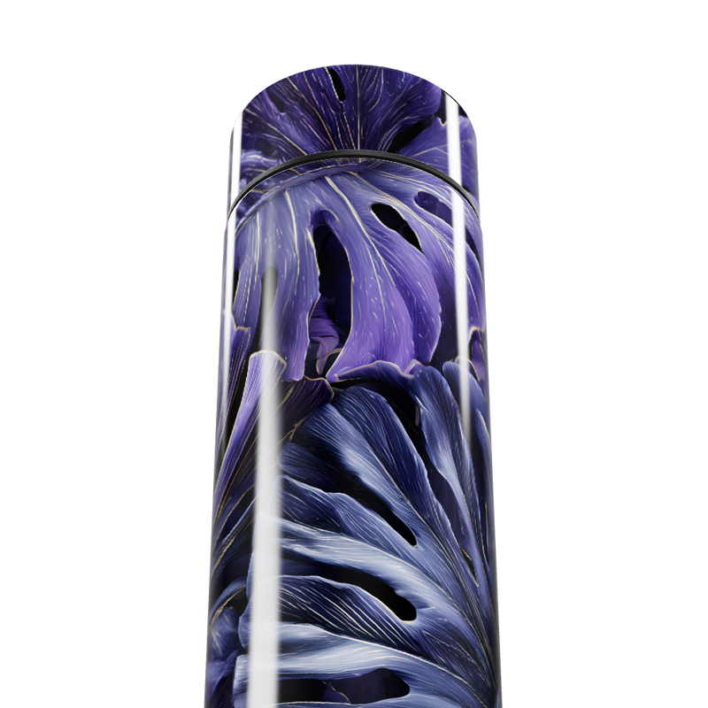 Garrafa Térmica Touch - Floral Roxo