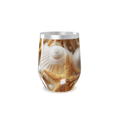 Copo Térmico Slim - Conchas e Estrelas do Mar