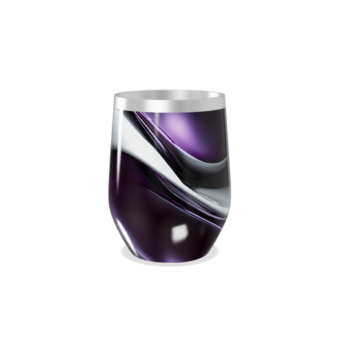 Copo Térmico Slim - Roxo com Design Curvo