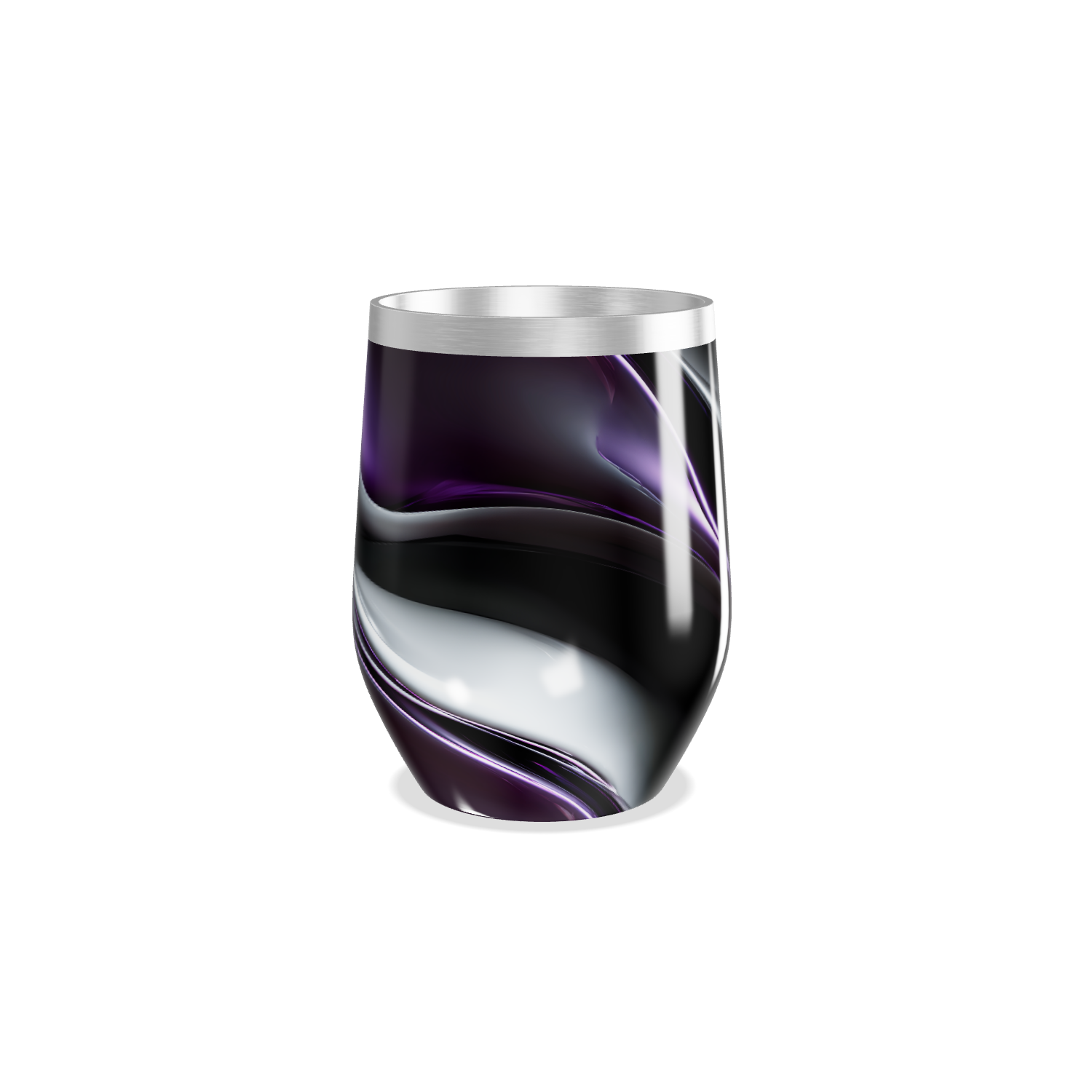 Copo Térmico Slim - Roxo com Design Curvo