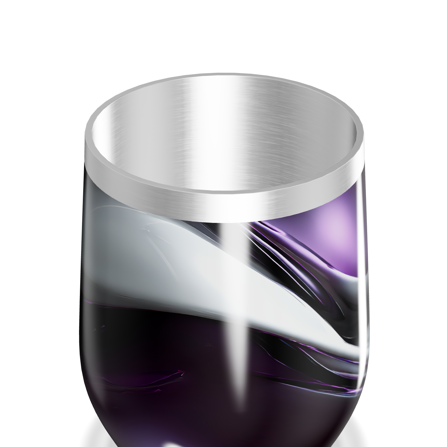 Copo Térmico Slim - Roxo com Design Curvo