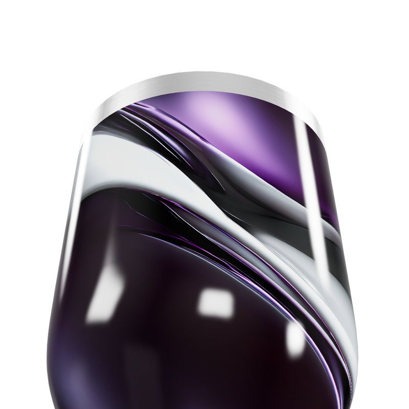 Copo Térmico Slim - Roxo com Design Curvo