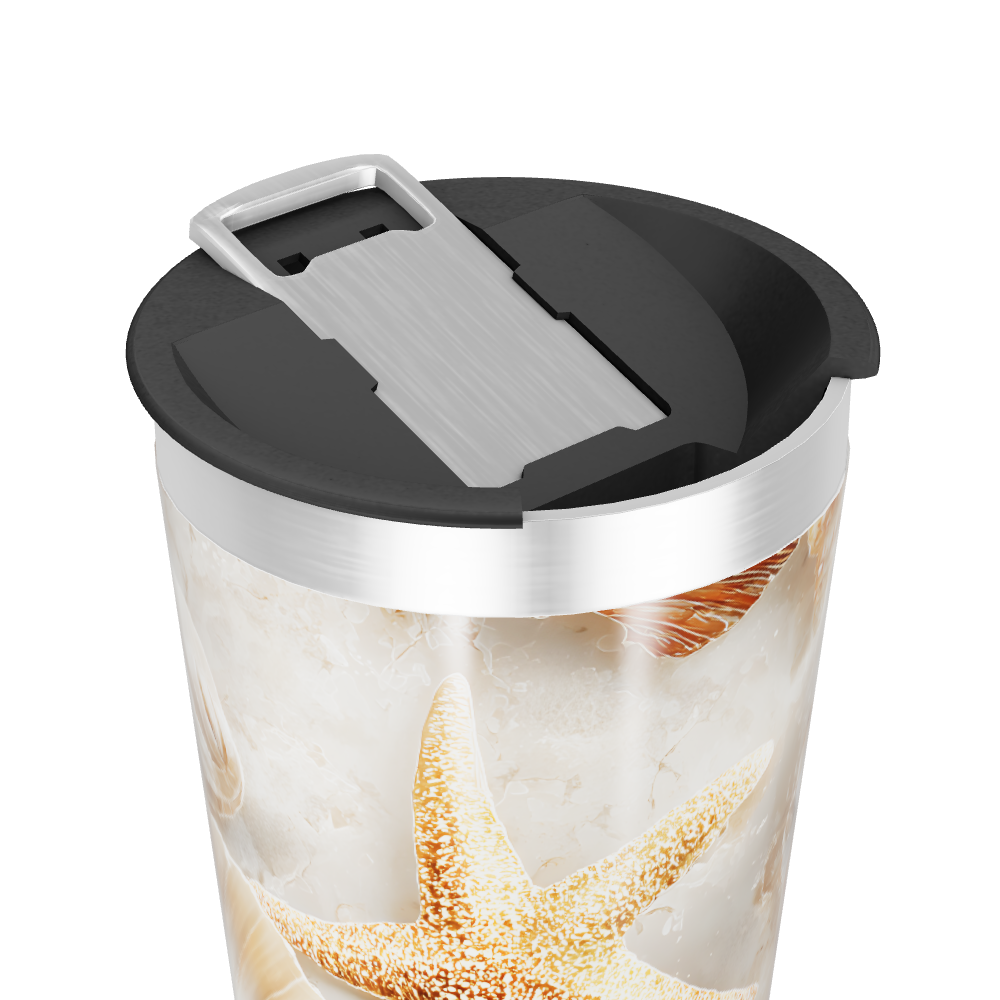 Copo Térmico - Estampa Marinha Conchas