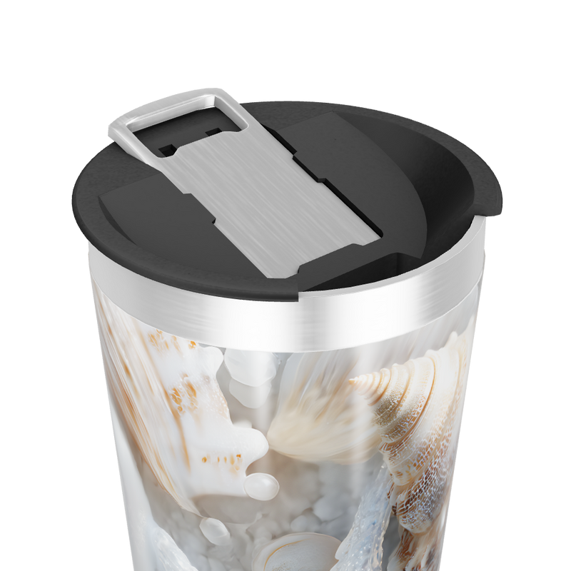 Copo Térmico - Estampa Marítima Conchas