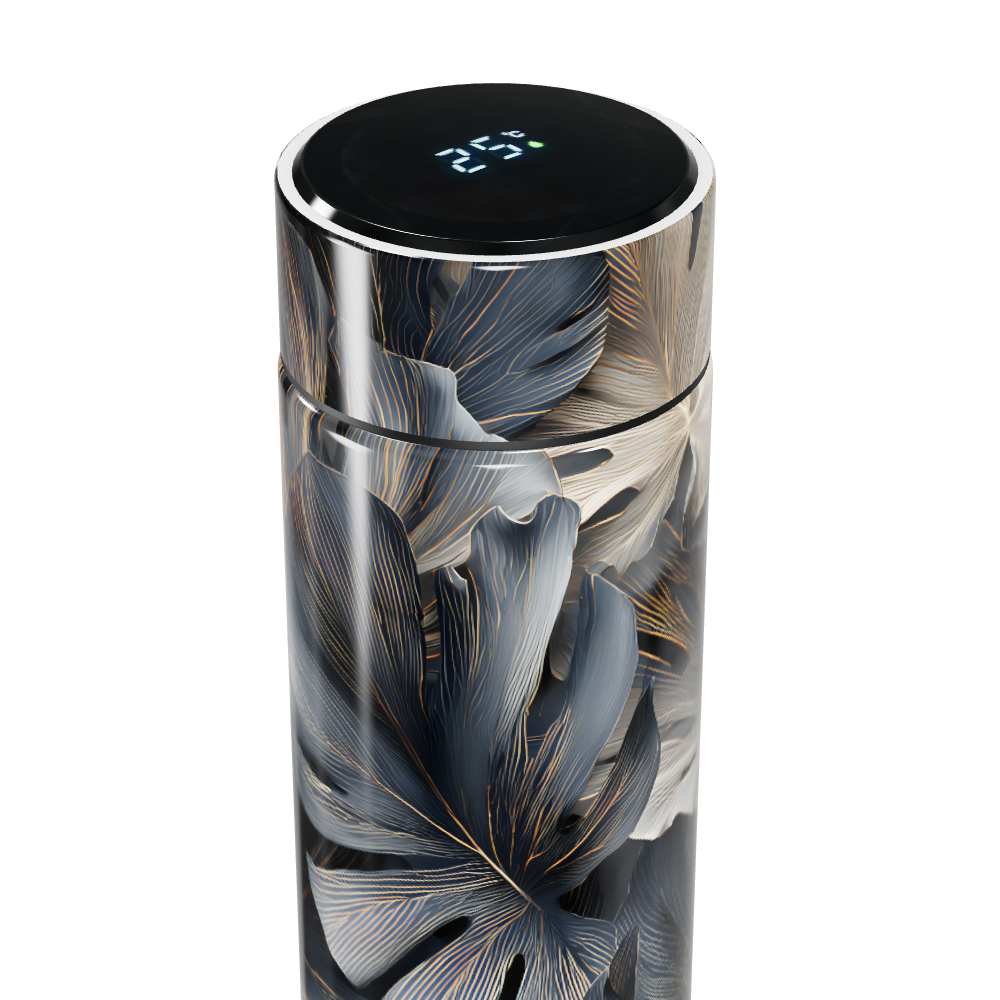 Garrafa Térmica Touch - Floral Digital LED