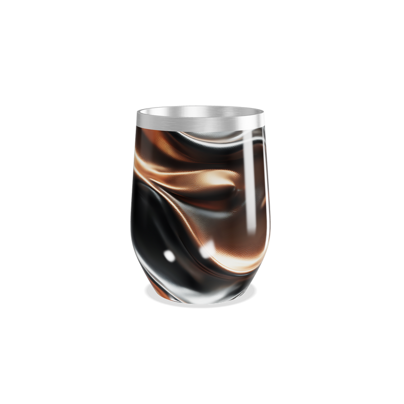 Copo Térmico Slim Preto Metálico - Aço Inox