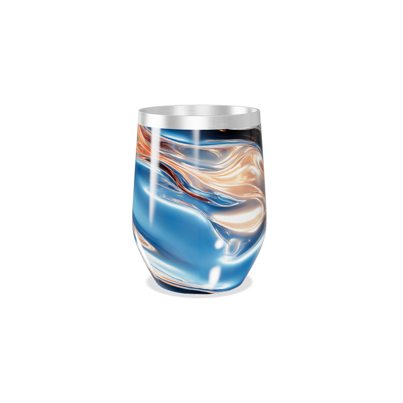 Copo Térmico Slim - Aço Inox Estampa Abstrata