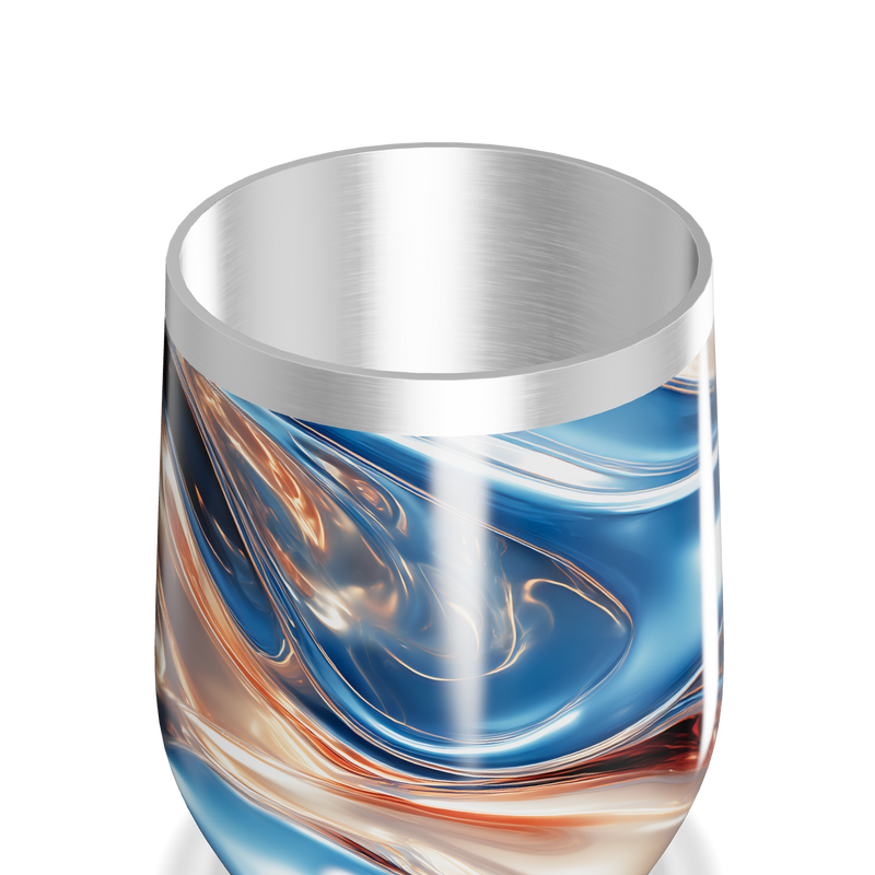 Copo Térmico Slim - Aço Inox Estampa Abstrata