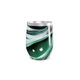 Copo Térmico Slim - Verde com Ondas