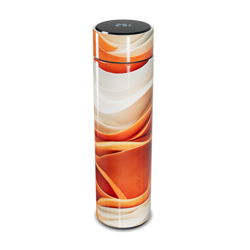 Garrafa Térmica Touch - Estampa Laranja Moderna