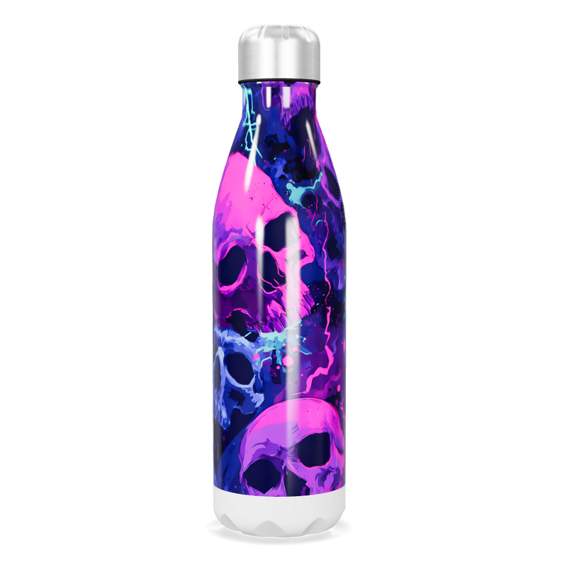 Garrafa Inox - Caveiras Coloridas