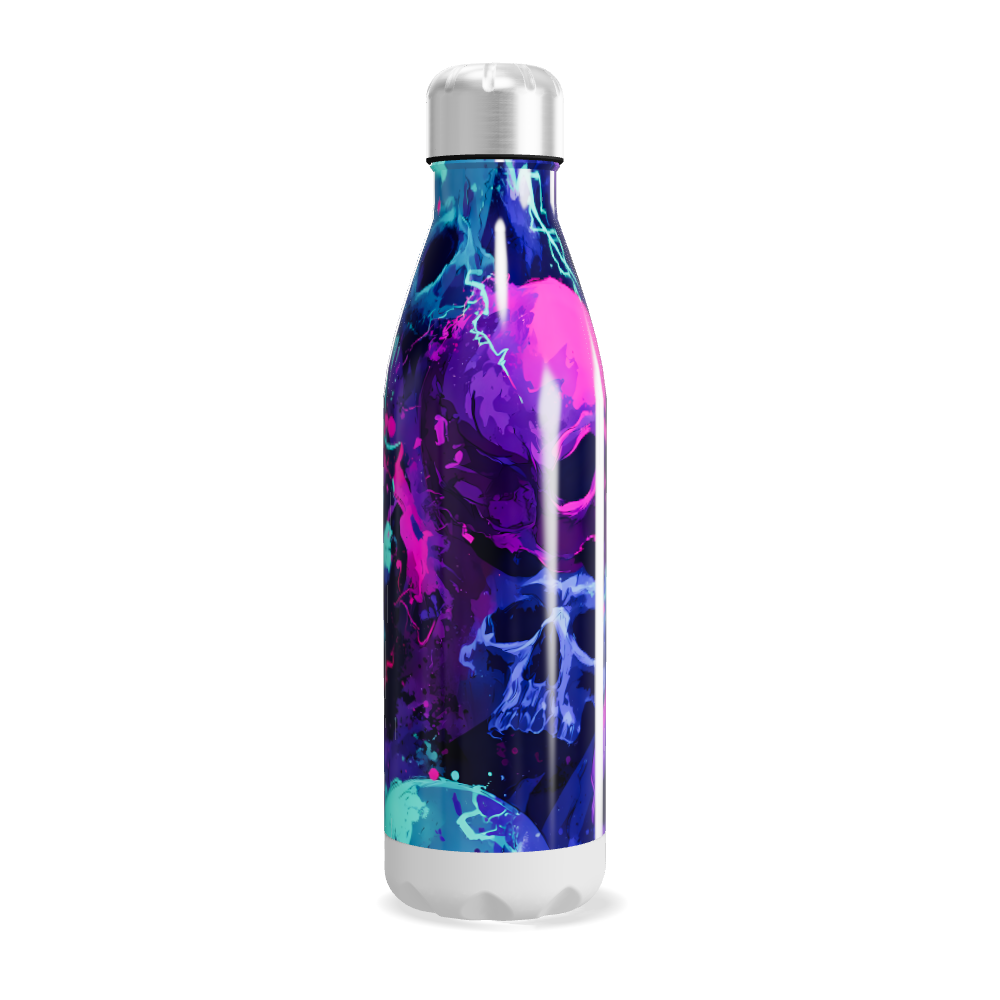 Garrafa Inox - Caveiras Coloridas