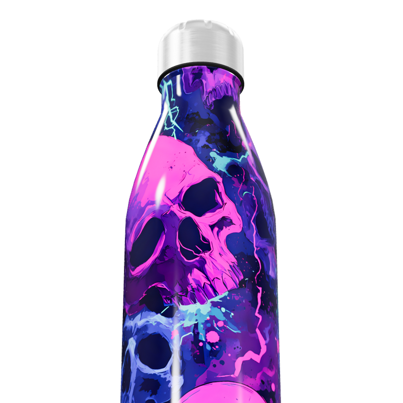 Garrafa Inox - Caveiras Coloridas