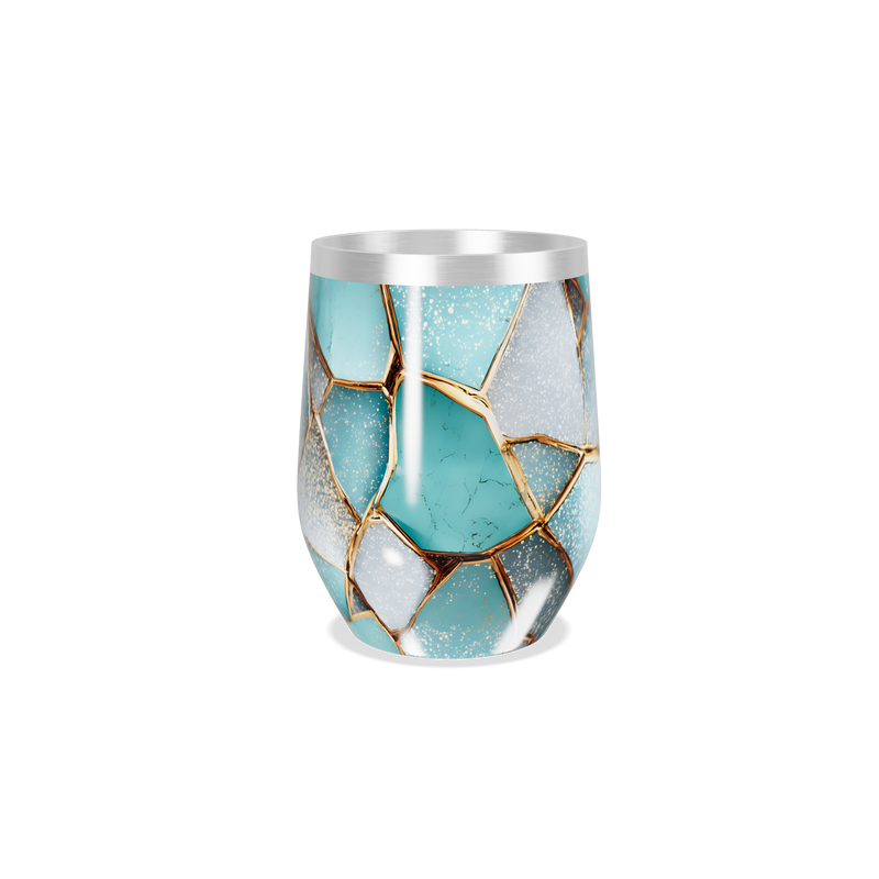 Copo Térmico Slim - Azul Vidro Quebrado