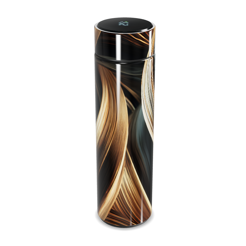 Garrafa Térmica Touch - Estampa Abstrata Colorida