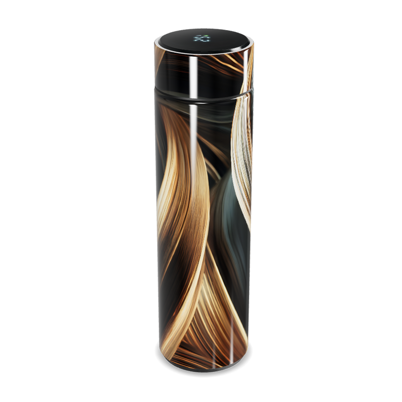 Garrafa Térmica Touch - Estampa Abstrata Colorida