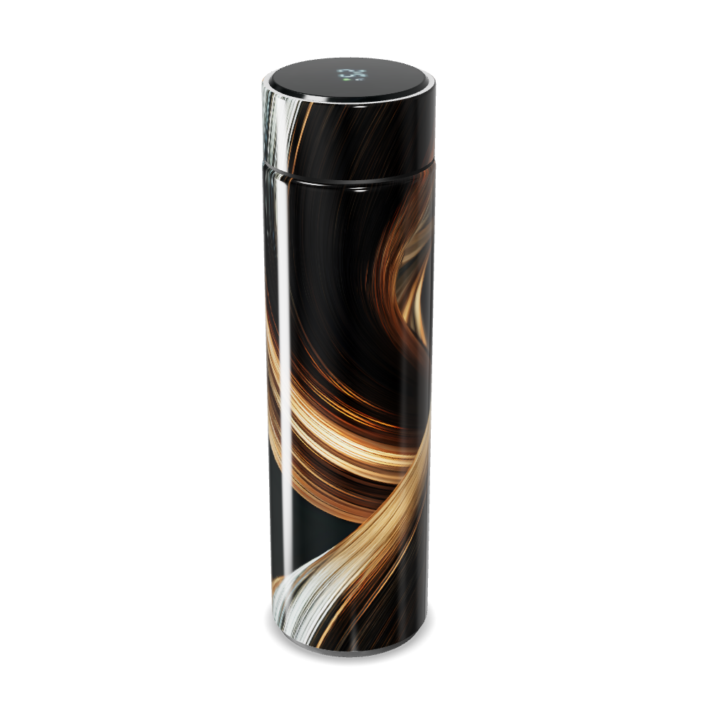 Garrafa Térmica Touch - Estampa Abstrata Colorida