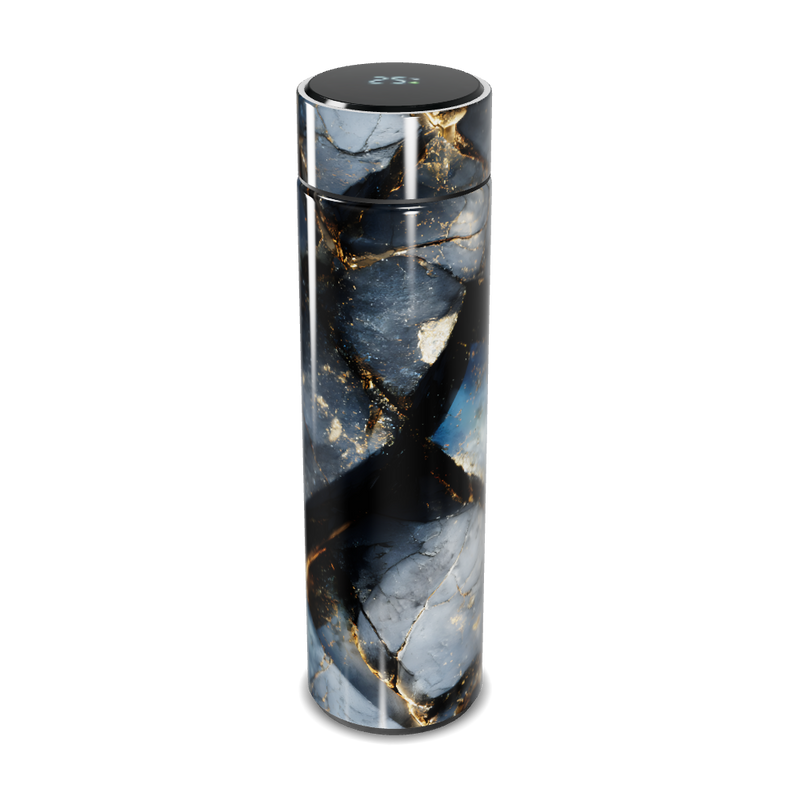 Garrafa Térmica Touch - Mármore Azul Digital