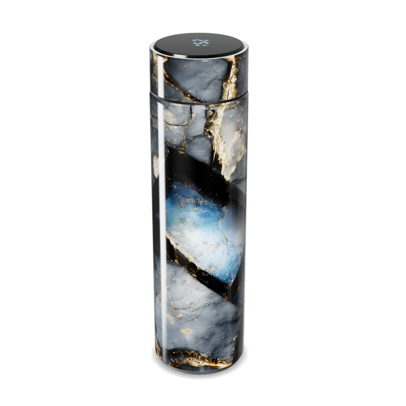 Garrafa Térmica Touch - Mármore Azul Digital