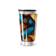 Copo Térmico - Estampa Colorida Metalizado