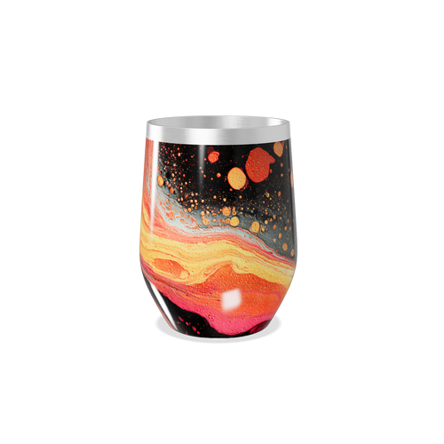 Copo Térmico Slim - Estampa Cósmica Colorida