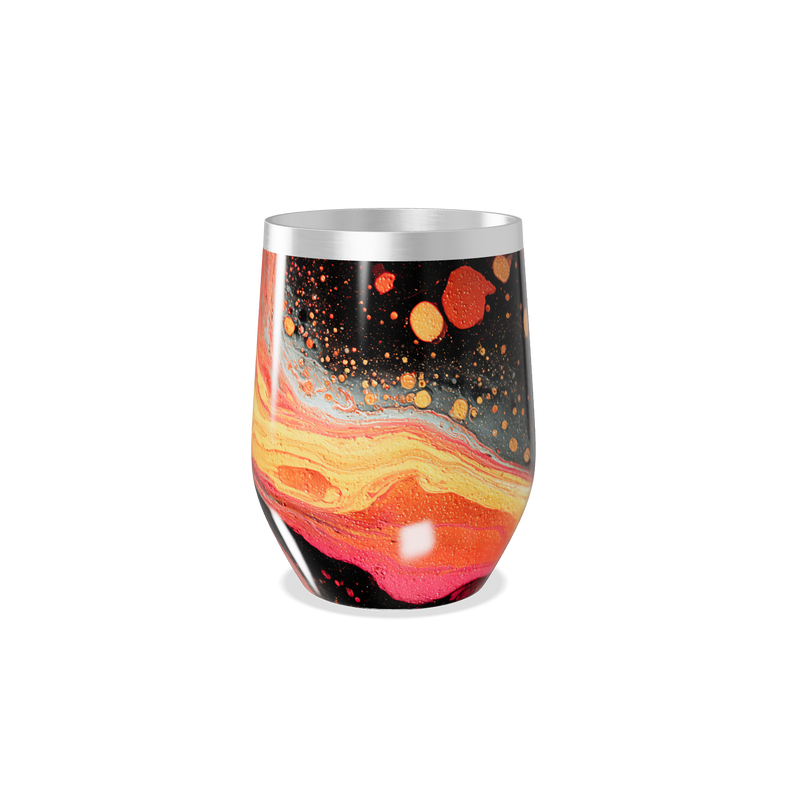 Copo Térmico Slim - Estampa Cósmica Colorida