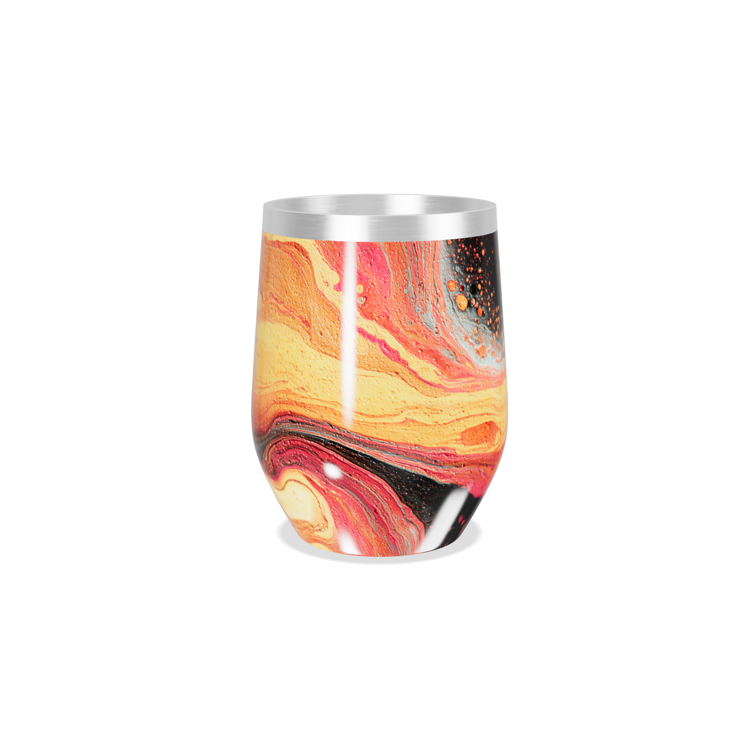 Copo Térmico Slim - Estampa Cósmica Colorida