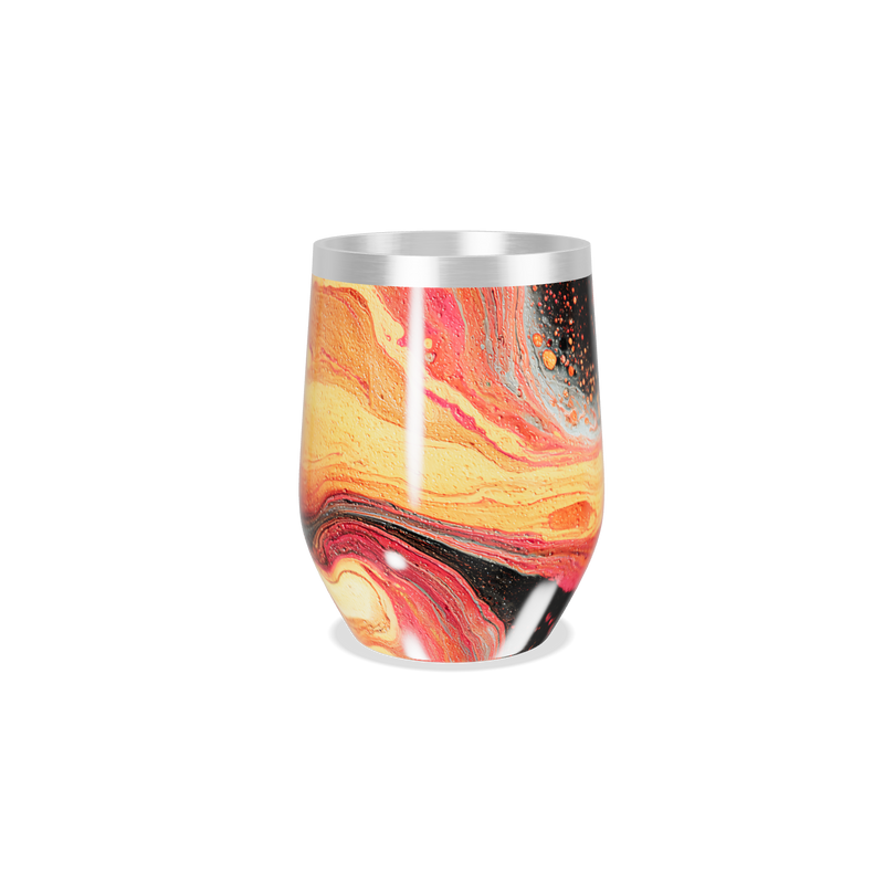 Copo Térmico Slim - Estampa Cósmica Colorida