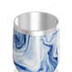 Copo Térmico Slim - Mármore Azul Aço Inox