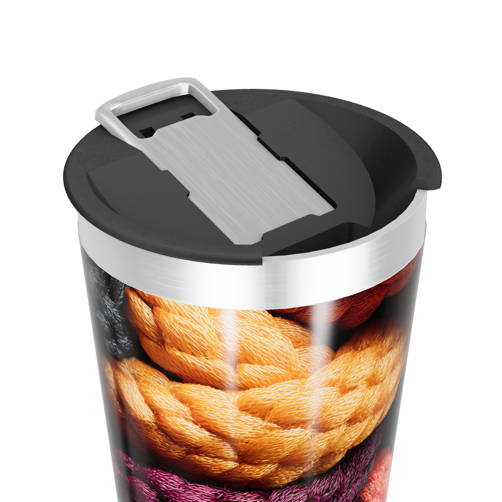 Copo Térmico - Cores Vibrantes em Aço Inox