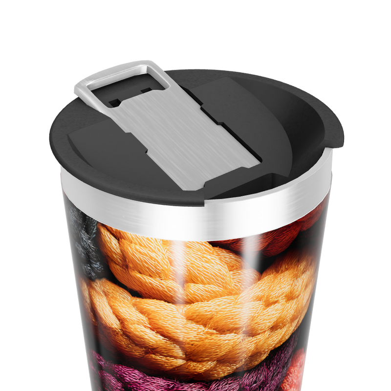 Copo Térmico - Cores Vibrantes em Aço Inox