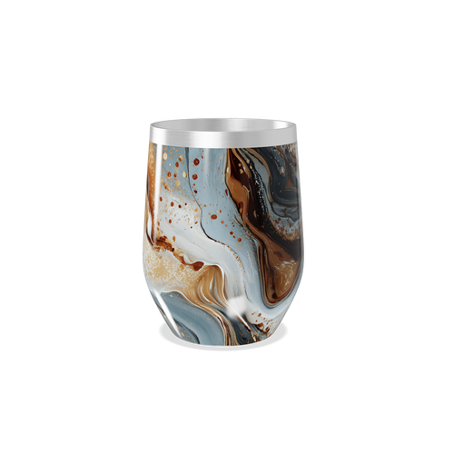 Copo Térmico Slim - Mármore Colorido Aço Inox