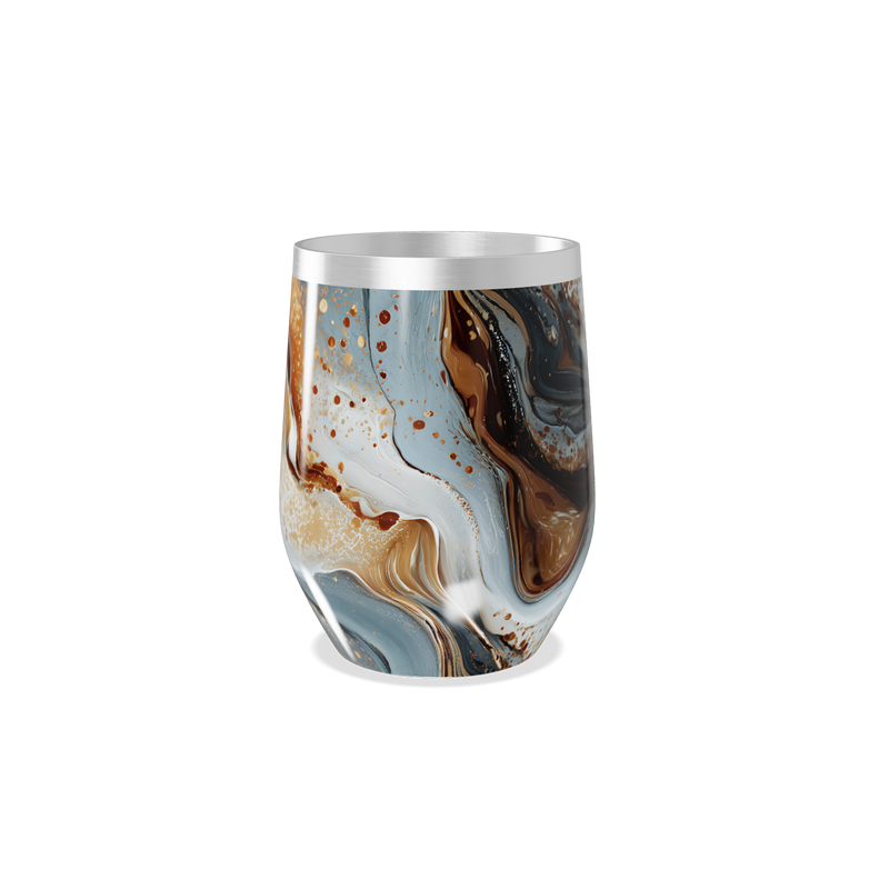 Copo Térmico Slim - Mármore Colorido Aço Inox